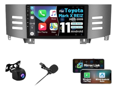 Foto de Estereo Toyota Mark X Reiz 2005-2009 Android Carplay 2+32g