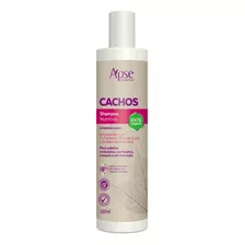  Shampoo Nutritivo Cachos Apse 300ml Limpeza Suave Vegano