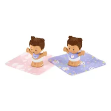 Conjunto De Bonecas Fisherprice Little People Snuggle Twins