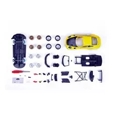Kit De Montar Carro Porsche 911 Gt2 Rs Amarelo 1:24 Maisto