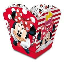 Cachepot Grande Red Minnie C/8 - Kin Festas