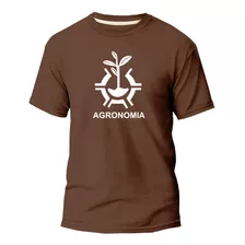 Camiseta Básica Algodão Premium Estampa Digital Agronomia