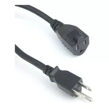 Riteav Cable De Extension De Alimentacion Negro Certificad