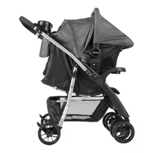 Cochecito Bebe Travel System Manija Rebatible Truck Color Gris