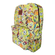 Mochila Escolar Bob Esponja + Bolsita