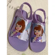 Sandalias Princesa Sofía Ipanema Violeta Talle 23-24