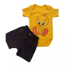 Roupa De Menino Piu-piu ,looney Tunes,conjunto Menino