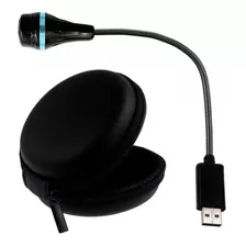 Micrófono Usb Mini Flexible Con Estuche P/pc/notebook Kanji