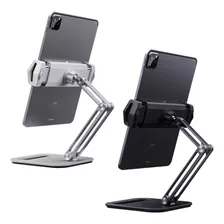 Suporte De Mesa Metal Para iPad Celular Tablet Elegante Nf