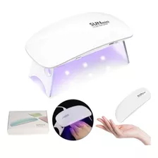 Lámpara Uv De Uñas Con Temporizador 6w