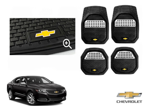 Tapetes 3d Logo Chevrolet + Cubre Volante Impala 2014 A 2019 Foto 2