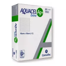 Curativo Convatec Aquacel Ag+ Extra Prata Kit Com 3 10x10cm 