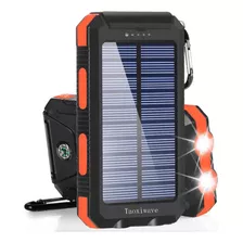 Cargador Solar De 20000 Mah, Impermeable, Porttil, Externo,