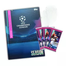 Álbum Capa Dura Champions Lague 2023/24 Com 100 Figurinhas.