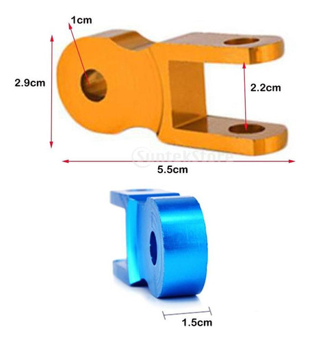 Extensor De Altura Del Amortiguador Cnc For Quad Quad Atv Foto 6