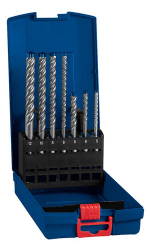 Set Mechas Sds Plus Bosch 7x Expert 5/6/8/6/8/10/12 X 7 Pz