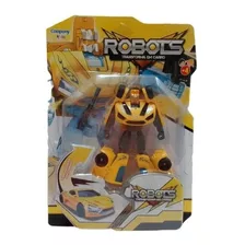 Brinquedo Robô Robots Transforma Em Carro Transformers 14cm