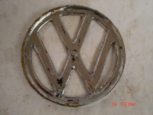 Emblema Genrico Vw 115 Mm Dimetro Foto 3