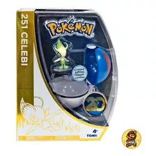 Figura Pokemon Celebi Y Pokeball Tomy Edición 20 Años