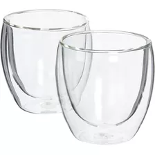 Vasos Para Vino Bodum , Doble Pared , Transparente , 227 Ml