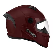 Capacete Esportivo Corrida Fechado Stealth Solid Fosco Tamanho Do Capacete 56 Cor Candy Red Desenho Fosco