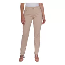 Calça Skinny Sarja Jeans Elastano Ajuste Perfeito Colorrida