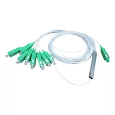 Splitter 1 X 8 Sc/apc Sm Plc 0.9mm 1.5m Divisor Fibra Optic