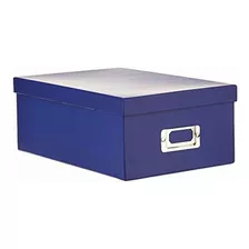 Pioneer Caja De Almacenaje Para Álbumes De Fotos, Azul Liso