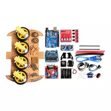 Kit Chasis Completo Auto 4wd / Robot Arduino Compatible