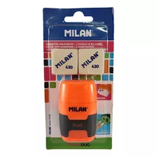 Sacapuntas Milan Compact Touchduo 2 Usos +2 Repuesto De Goma