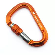 Mosquetão Hms (pera) Trava Rosca Keylock 24 Kn Jumb Laranja