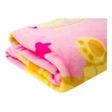 Cobertor Bebe Estampado Menina Macio Anti Alérgico Etruria