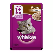 Pouch Gato Whiskas Adulto Pavo 85 Grs (caja X12)