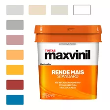 Tinta Para Parede Rende Mais Fosco Standard Maxvinil 3,6l