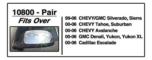 Cipa 10800 Chevrolet - Pair Espejos De Remolque Gmc Personal Foto 2