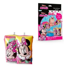 Boia De Braço 3 Anos Minnie Infantil Verão Piscina 20kg