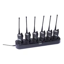 Btech Ch-8-6 Cargador Múltiple De 6 Vías Para Uv-82hp, Gmrs-