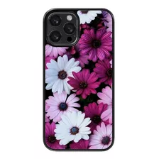 Funda Para Celular Flores Gerberas Moradas Blancas Mujer