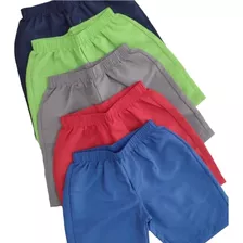 Short Modelo Novo De Tactel Masculino Varias Cores