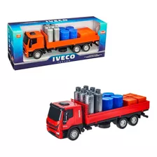 Caminhão Transporte Gás Óleo Iveco Tector Brinquedo Infantil