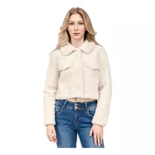 Sherpa Jacket Color Hueso Para Dama Forever 21