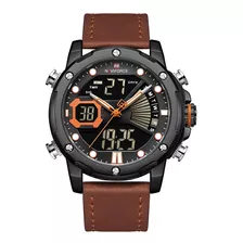 Naviforce Nf9172l Reloj Estilo Moderno_malla Cuero_calidad