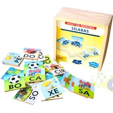 Jogos Da Memoria Com Silabas E Figuras Infantil Pedagógico
