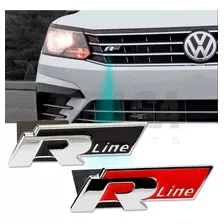 Acessórios R Line Golf Jetta Polo Gol Emblema Grade Rline 