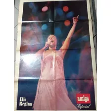  Poster Elis Regina Encart Revista Amiga Especial Bloch Rjhm