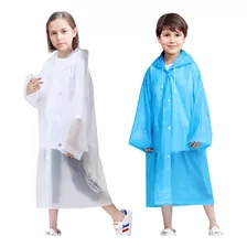 Capa De Chuva Com Capuz Meninos Meninas Infantil Impermeável