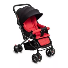 Cochecito De Paseo Love 172 Rojo 02 Con Chasis Color Negro