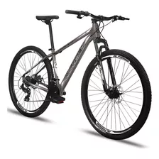 Mountain Bike Alfameq Makan Aro 29 19 24v Freios De Disco Mecânico Câmbios Index Cor Cinza