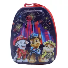 5 Loncheras Metalicas Recuerdo Dulceros Paw Patrol Rojo