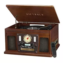 Victrola Navigator 8 En1 Clasico Reproductor De Discos Bluet